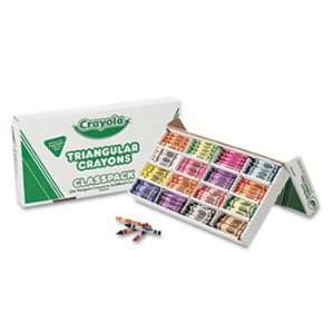    Classpack Triangular Crayons, 16 Colors, 256/BX