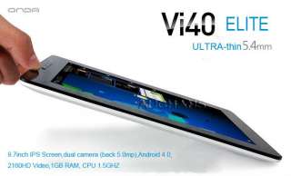 Onda Vi40 Elite 9.7 IPS Capacitive Screen 1.5GHz 16GB Android 4.0 