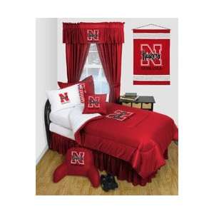  Nebraska Huskers NCAA Complete LOCKER ROOM Bedding Set 