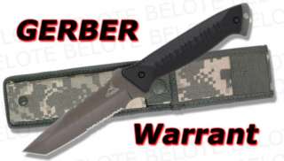   , thin and a digital camo sheath   the Warrant is ready for action