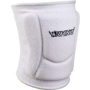   Profile Slim Fit White Volleyball Knee Pads   Small