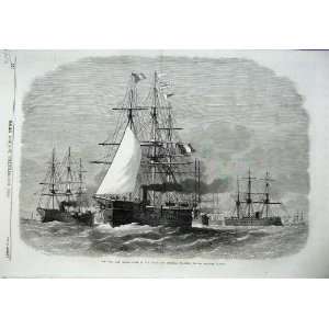  War1870 French Fleet Baltic AdmiralS Ship Serveillante 