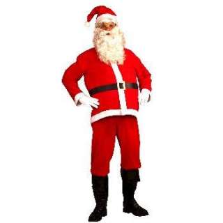   Santa Claus Costume Adult One Size Fit Most NEW 015381221975  