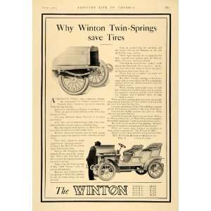  1905 Ad Winton Twin Springs Pneumatic Tire Carriage 