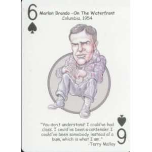  MARLON BRANDO   Oddball ON THE WATERFRONT Movie Card 