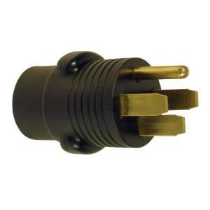  RV Adapter, 50 Amp Plug and 30 Amp Connector, Black