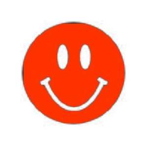 Red Reflective Smile Smiley Face 3 Biker Construction Helmet Vinyl 
