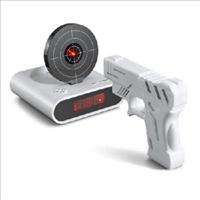 New Laser Target Gun Alarm Clock with LCD Screen  