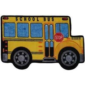  Fun Rugs Fun Time Shape School Bus FTS 142 Multi 31 x 47 