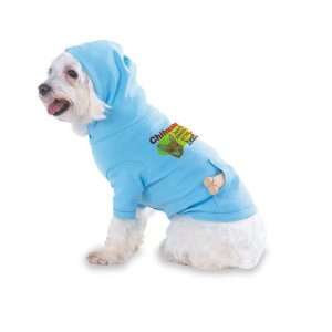   Heart Hooded (Hoody) T Shirt with pocket for your Dog or Cat LARGE Lt