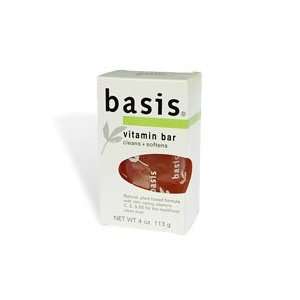  Basis Vitamin Bar Soap Value Pack 6X4oz Health & Personal 