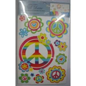  Express Yourself ER11858 Large Glitter Peace Sign Wall 