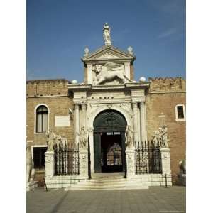  Main Gateway and Ancient Lions, Arsenale, Venice, Veneto 