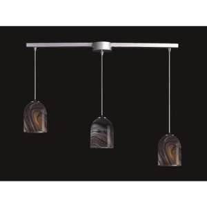   Linear Pendant in Satin Nickel Glass Type Marble