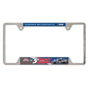  #5 Kasey Kahne 2012 License Plate Framemetal 21107012 