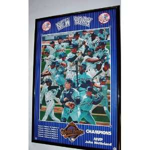  New York Yankees Autographed Signed Poster Everything 