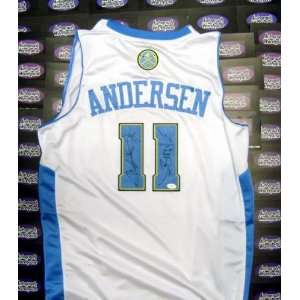 Chris Andersen autographed Basketball Jersey (Denver Nuggets The 