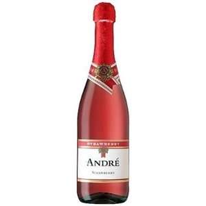  Andre Strawberry Sparkling Wine NV 750ml Grocery 