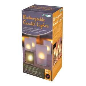  Gardman L6040 Rechargeable Candle Lights 4 Pack