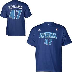 Adidas Utah Jazz Andrei Kirilenko Game Time T Shirt 