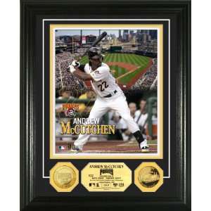  Andrew McCutchen Gold Coin Photo Mint Sports Collectibles