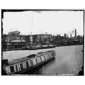   , Virginia. Burnt district from the Canal Basin