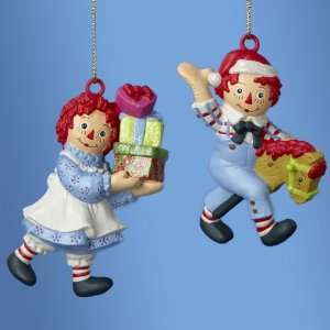  Club Pack of 24 Raggedy Ann and Andy Blow Mold Christmas 