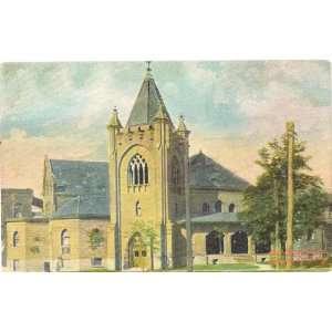  1909 Vintage Postcard First Baptist Church Niagara Falls 
