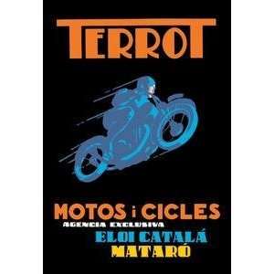  Vintage Art Terrot Motorcycles and Bicycles   00614 5 