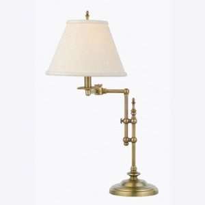  Quoizel table lamp vint brss   NEW Vintage Brass