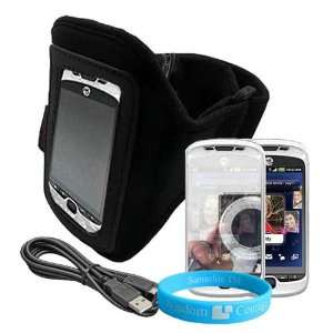 exercise workout Armband for MyTouch Slide 3G + Data Cable + Mirror 