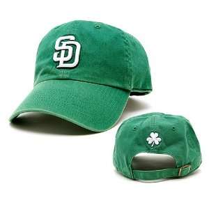  San Diego Padres St. Patricks Day Clean Up Adjustable Cap 