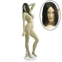 Voluptuous Female Mannequin Store Display Wig & Stand 4  
