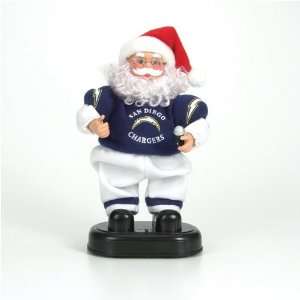  San Diego Chargers 12 Rock and Roll Santa Plush Bear 