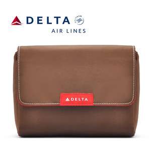 Delta Airlines Amenity Bag Travel first Class Case Toiletry Bag 
