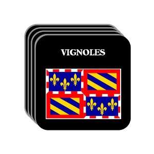  Bourgogne (Burgundy)   VIGNOLES Set of 4 Mini Mousepad 