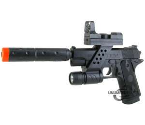   A1 AIRSOFT SPRING PISTOL LASER LIGHT HAND GUN Sniper Rifle w/ 6mm BB