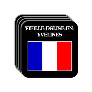 France   VIEILLE EGLISE EN YVELINES Set of 4 Mini Mousepad Coasters