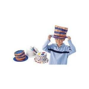  White Paper Top Hats   Set of 12 Arts, Crafts & Sewing