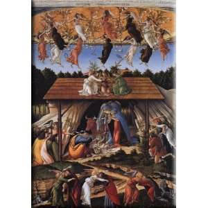  Mystic Nativity 11x16 Streched Canvas Art by Botticelli 