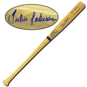  Rawlings Blonde Big Stick Bat signed by Atlanta Braves 