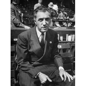  Executive Ford C. Frick, Appearing at a Baseball Game at 