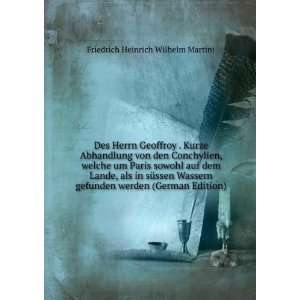   German Edition) Friedrich Heinrich Wilhelm Martini  Books