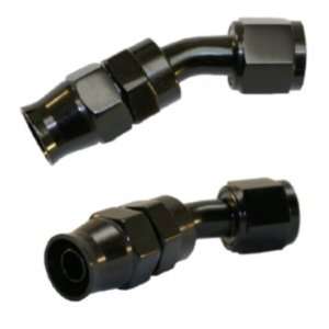  Stainless Steel Line 30° Adaptor,  4 AN Black Everything 