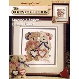  Laverne & Shirley   Cross Stitch Pattern Arts, Crafts 