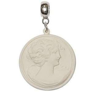   Porcelain Cameo Bella Charm by Margaret Furlong Arts, Crafts & Sewing