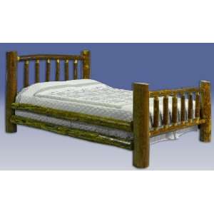   Montana Woodworks® Glacier Country Queen Log Bed Furniture & Decor