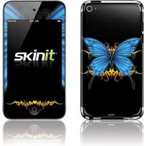  Skinit Blue and Black Butterfly Vinyl Skin for iPod Touch 