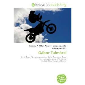  Gábor Talmácsi (9786132771667) Books