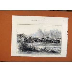   Railway Disaster Monchenstein Bale C1891 London News